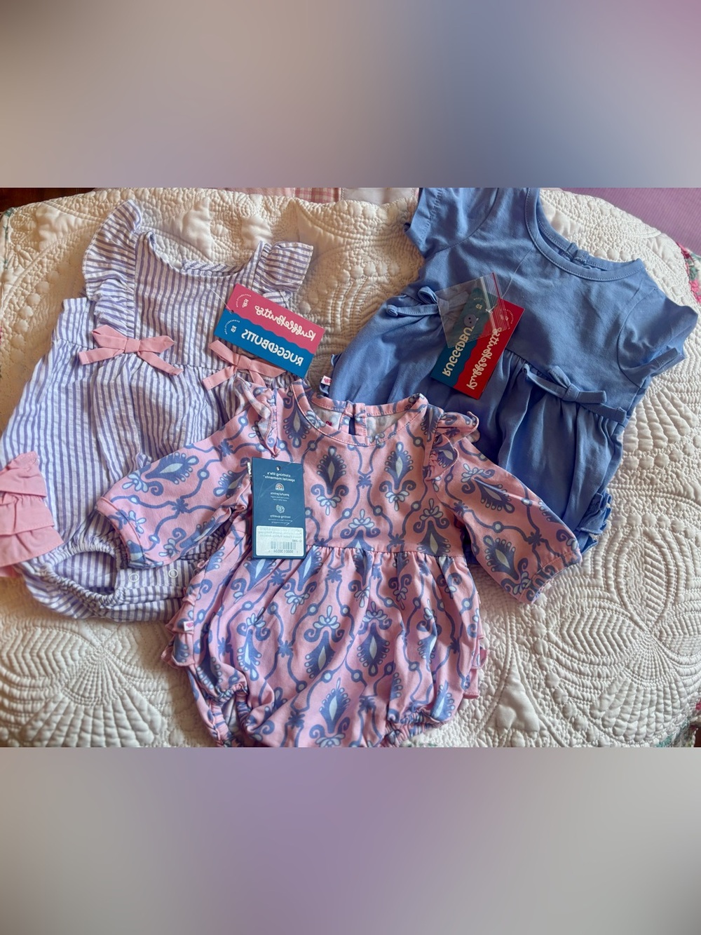 Ruffle Butts NWT 3 BUBBLES 0-3M